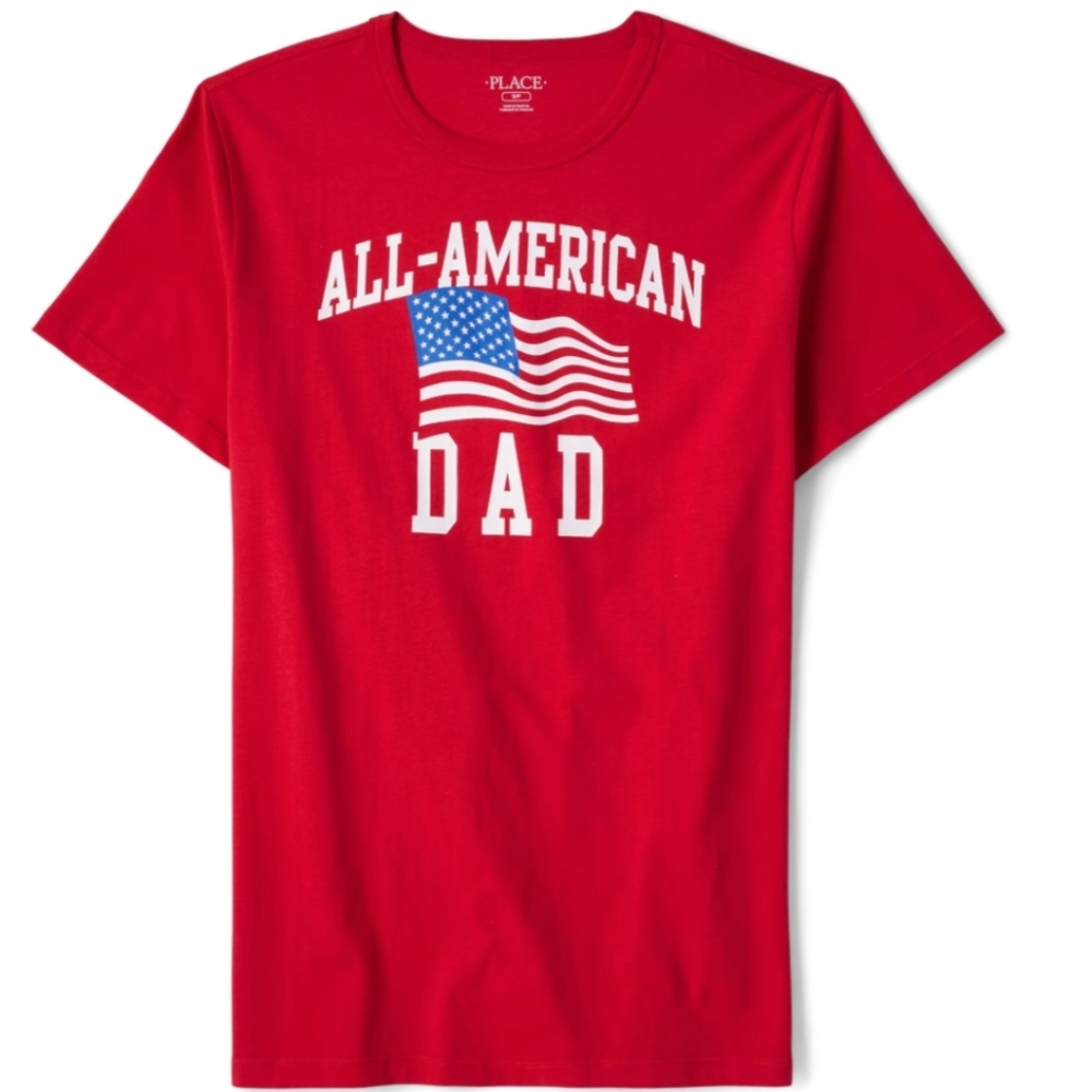 Men's The children's place all American dad patriotic graphic tee Xlarge